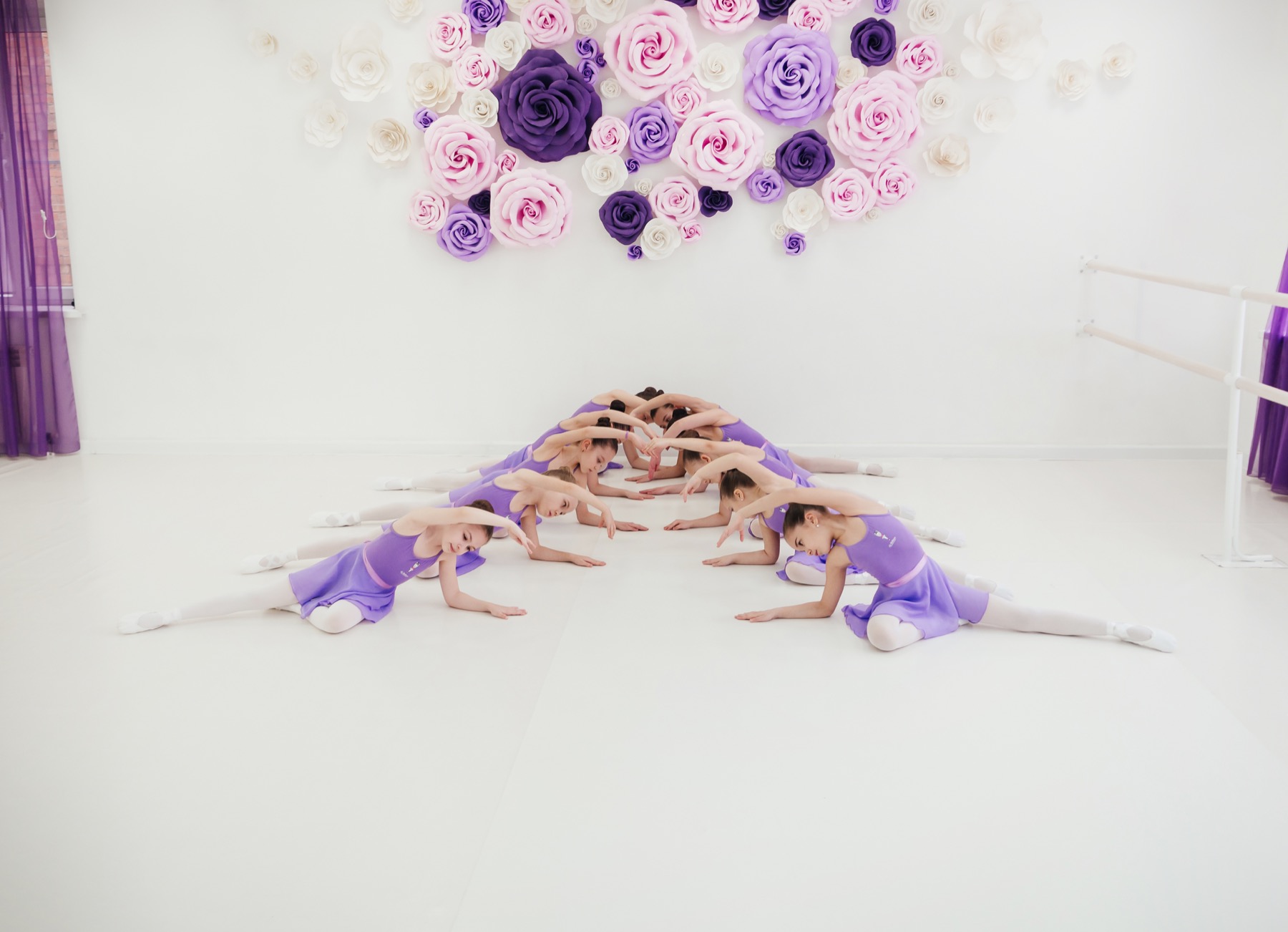 Интерьер филиала школы балета Lil Ballerine